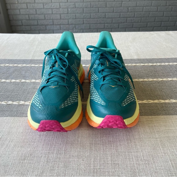 NEW Hoka Mafate Speed 4 Trail Running Shoes Teal Size 11.5 - Picture 5 of 10